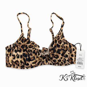 Leopard Swimsuit Top